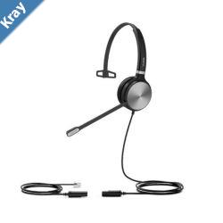 Yealink YHS36 Mono Wideband Headset for IP phone Monaural Ear RJ9 Headset Jack Noisecanceling Microphone Hearing Protection Leather Ear Cushion