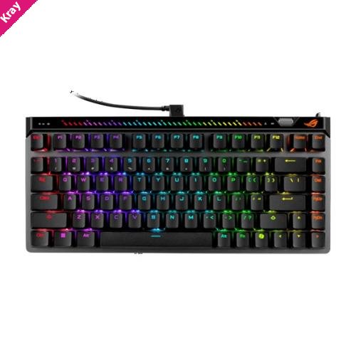ASUS M705 ROG Falchion Ace 75 HE Gaming Keyboard - BLACK, HFXV2Magnetic, USB2.0TypeC, 75%,8000Hz, 0.125ms, Windows10/11, GearLink