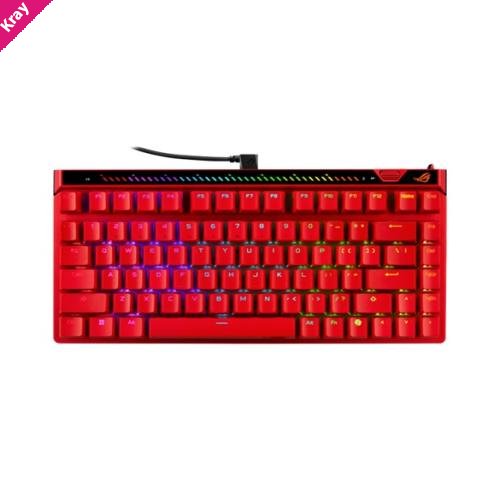 ASUS ROG FALCHION ACE 75 HE V2X - RED Gaming Keyboard, HFX V2X Magnetic Switch, 0.1–3.5mm actuation, 0.01mm tuning, 8000Hz, Rapid Trigger, USB-C