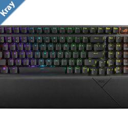 ASUS ROG STRIX SCOPE II 96 WL Snow Switch Wireless Gaming Mechanical Keyboard Trimode Connection Streamer hotkeys PBT Keycaps Quiet