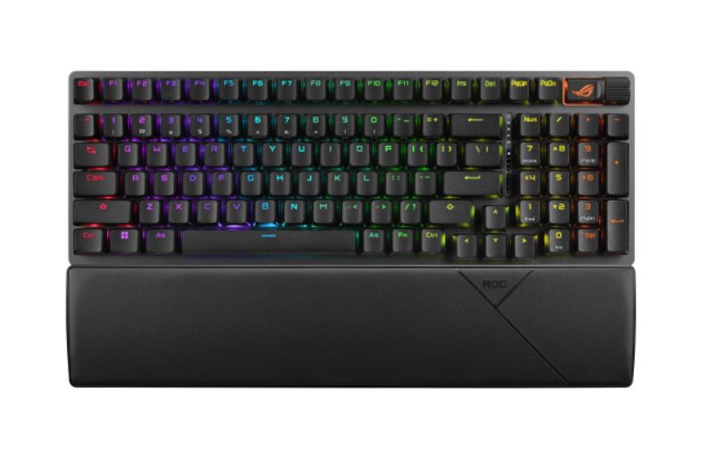 ASUS ROG STRIX SCOPE II 96 WL Storm Switch Wireless Gaming Mechanical Keyboard Trimode Connection Streamer Hotkeys PBT Keycaps