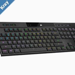 CORSAIR K100 RGB AIR Wireless UltraThin Mechanical Gaming Keyboard Backlit RGB LED CHERRY ULP Tactile Black
