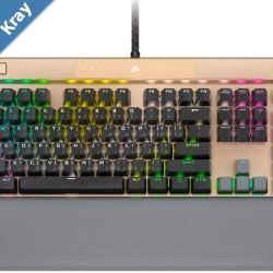 Corsair K100 RGB Optical Switch AXON 44Zone RGB PBT DoubleShot Keycaps Gold  Mechanical Gaming Keyboard LS