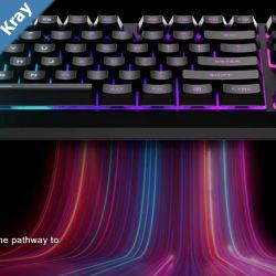 CORSAIR K55 CORE RGB  Gaming Keyboard Dynamic Five Zone RGB Six Macro Keys Spill Resistant. 6 onbaord Effects ICUE 2024