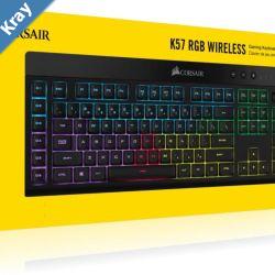 Corsair K57 sub1ms SLIPSTREAM Wireless RGB 6x Macros Capellix LEDs  Gaming Keyboard