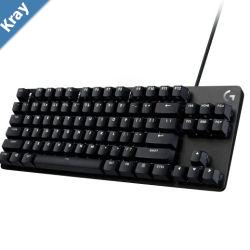 Logitech G413 TKL SE MECHANICAL GAMING KEYBOARD  PBT Keycaps Aluminum top case USB 2.0