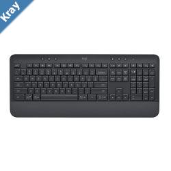 Logitech Signature K650 Comfort FullSize Wireless Keyboard with Wrist Rest Graphite