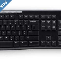 Logitech MK270R Wireless Keyboard and Mouse Combo 2.4GHz Wireless Compact Long Battery Life 8 Shortcut keys