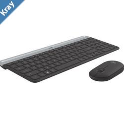 Logitech MK470 Slim Wireless Keyboard Mouse Combo Nano Receiver 1 Yr Warranty