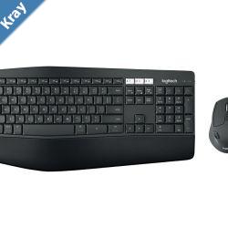 Logitech MK850 Wireless Desktop Keyboard Mouse Combo 3 year battery Incurve keys Low profile Cushioned palm rest 920002510 KBLTMK710 KBLTMX800