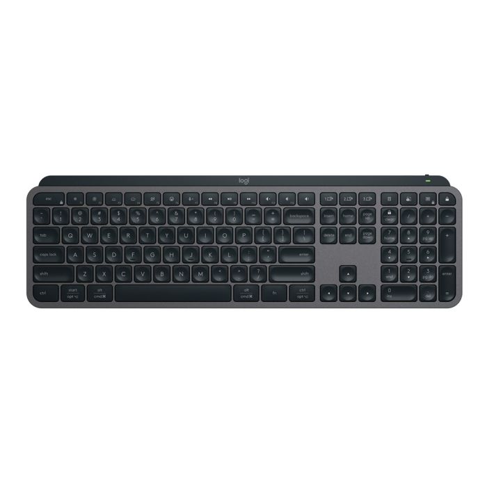 Logitech MX KEYS S Wireless ILLUMINATED Keyboard Rechargeable LiPo 1500 mAh battery Graphite  1Year Limited Hardware Warranty