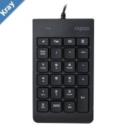 RAPOO K10 Wired Numeric NumberPad Keyboard   Spill Resistant Design Laser Carved Keycap SpillResistant Design