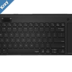 RAPOO K2800 Wireless Keyboard with Touchpad  Entertainment Media Keys   2.4GHz Range Up to 10m Connect PC to TV Compact Design