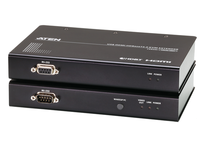 Aten 4K HDMI HDBaseT 2.0 KVM Extender with RS232  Long Reach mode extends up to 1920 x 1080  150m can mix CE920 TR with CE820