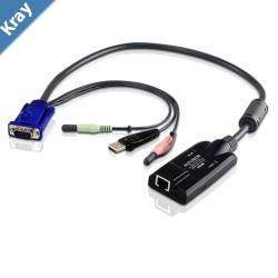 Aten KVM Cable Adapter with RJ45 to VGA USB  Audio to suit KNxxxxV KM0932 series