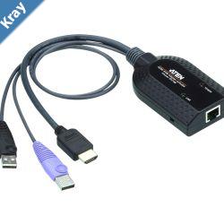 Aten KVM Cable Adapter with RJ45 to HDMI  USB to suit KM and KN series