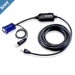 Aten KVM Cable Adapter with RJ45 Male 4.5M cable to VGA  USB to suit KH and KL series except KL1108VKL1116V