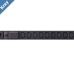 Aten 10 Port 1U Basic PDU with Surge Protection supports 10A with 10 IEC C13 outputs