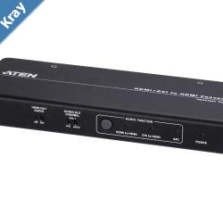 Aten 4K HDMIDVI to HDMI Converter with Audio DeEmbedder supports ARC and DVI  Audio In to HDMI conversion analog audio out and digital audio out