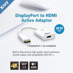 Aten 4K DisplayPort to HDMI Active Adapter Supports VGA SVGA XGA SXGA UXGA 1080p   resolutions up to 4K UHD Supports AMD Eyefinity DP to HDMI