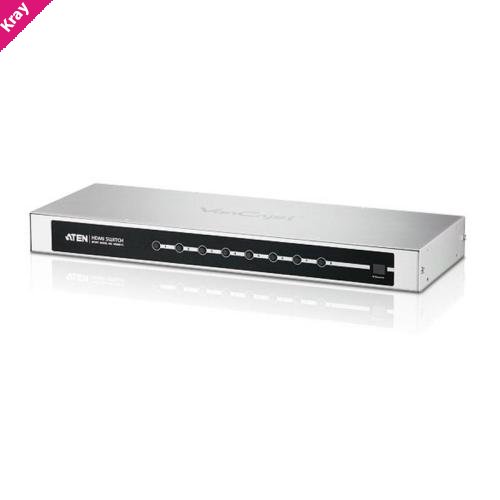Aten VanCryst 8 Port HDMI Video Switch with Audio and Infra-Red Remote Control