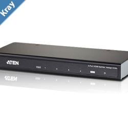 Aten Video Splitter 4 Port HDMI 4K Splitter HDCP 1.4. Up to 4096 x 2160  3840 x 2160  60Hz 444