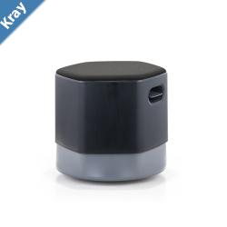LDR Focus Mini StoolHeightadjustable tumbler stool with moulded foam rounded base lightweight grey plastic build. light weighteasily movabBlack