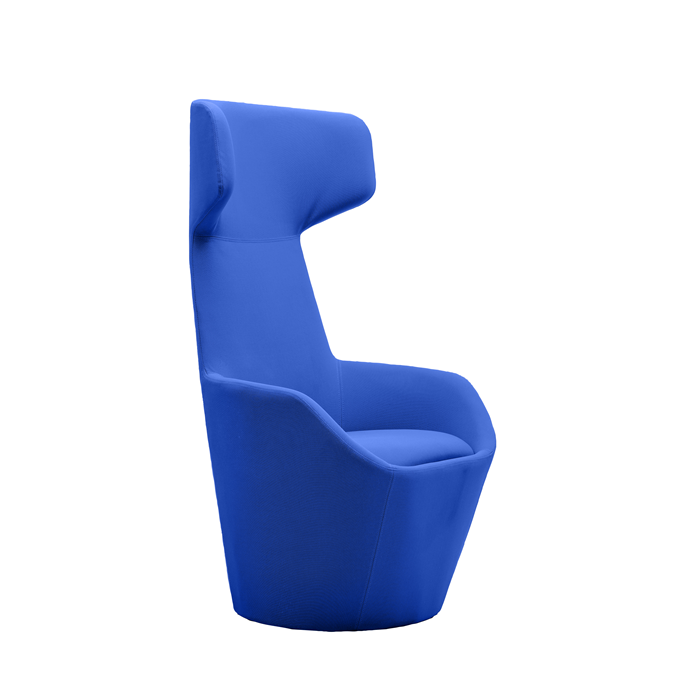 LDR Focus Ultra ChairHighback lounge chair with ergonomic design fabric upholsterywide headrestcurved armrests.Waiting RoomsHuddle SpaceBlue