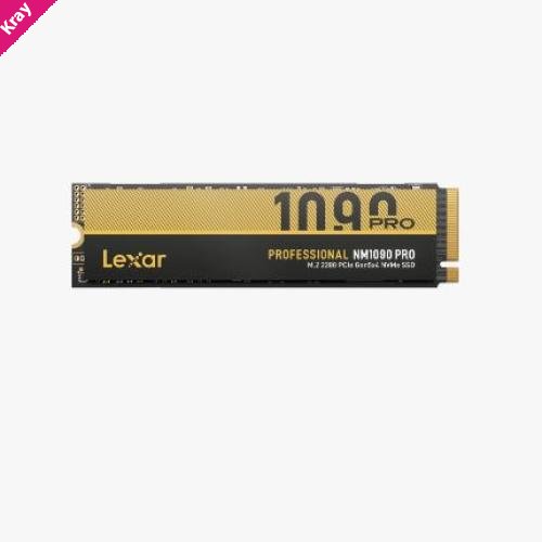 Lexar LNM109P001T-RNNNG Internal SSD NM1090 PRO PCIe 5.0 1TB,up to 14,000MB/s read, 10,000MB/s write M.2 2280 - 5 year limited warranty
