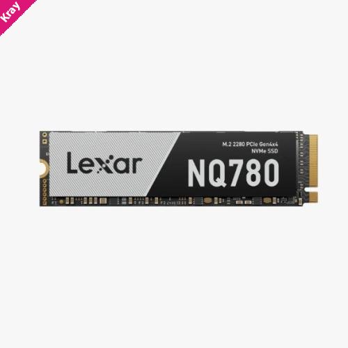 Lexar LNQ780X001T-RNNNG Internal SSD 1TB M.2 2280 PCIe Gen 4x4 NVMe SSD up to 7000MB/s read, 6000MB/s write - 5 year limited warranty