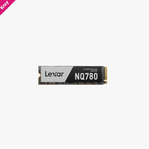 Lexar LNQ780X512G-RNNNG Internal SSD 512GB M.2 2280 PCIe Gen 4x4 NVMe SSD up to 6500MB/s read, 2500MB/s write - 5 year limited warranty
