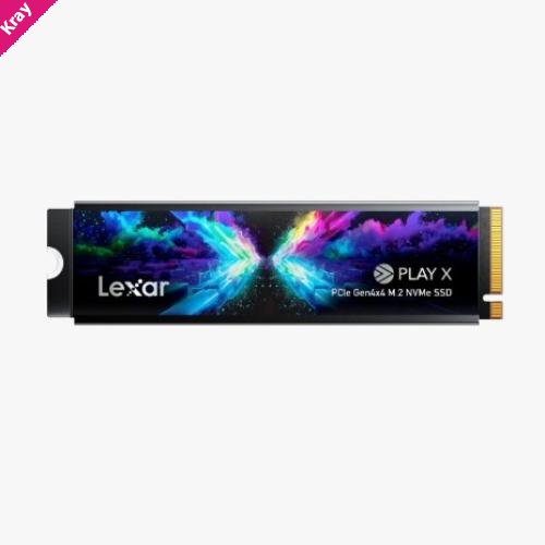 Lexar LNMPLYX512G-RNNNG Internal SSD PLAY X PCIe 4.0 512GB,up to 7200MB/s read, 4500MB/s write