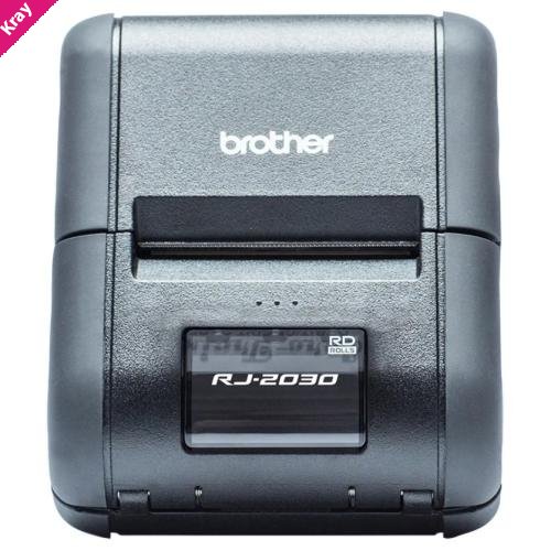 Brother RJ-2030 2' MOBILE RECEIPT PRINTER, USB & BT INCLUDING LI-ION BATTERY & BELT CLIP (IP54)