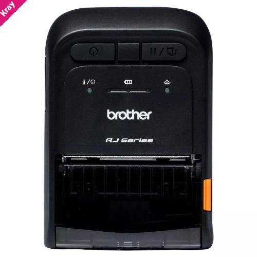 Brother RJ-2035 2' MOBILE RECEIPT PRINTER, USB, BT, MFi INCLUDING LI-ION BATTERY, AC ADAPTER, BELT CLIP (IP43)