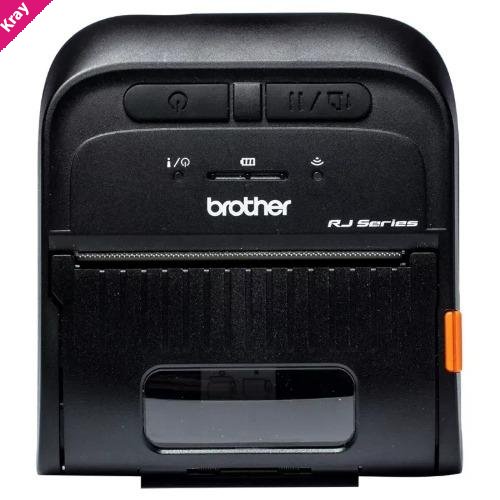 Brother RJ-2035 3' MOBILE RECEIPT PRINTER, USB, BT, MFi INCLUDING LI-ION BATTERY, AC ADAPTER, BELT CLIP (IP43)