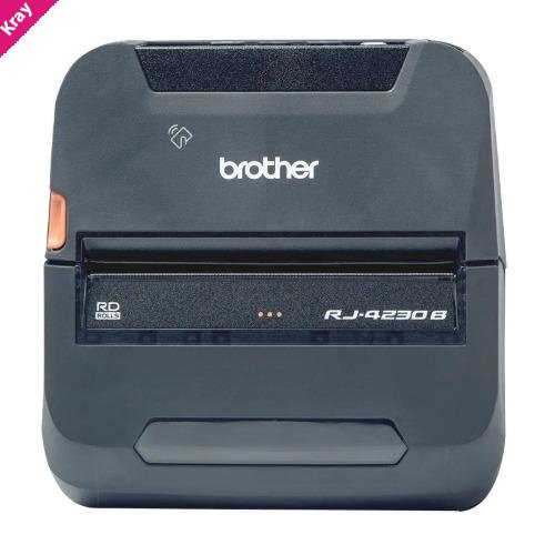 Brother RJ-4230B 4' MOBILE LABEL & RECEIPT PRINTER WITH BT CONNECTION