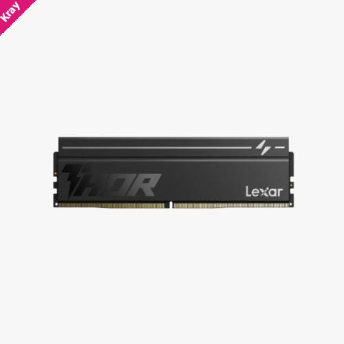 Lexar LD5U16G60C360V-RGS DDR5 UDIMM 16GB 6000 MT/s 1.4V CL36 THOR G2 OC HEATSINK BLACK INTEL XMP 3.0 & AMD EXPO