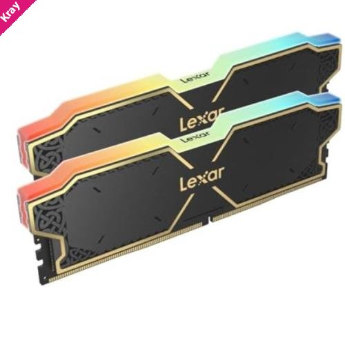 Lexar  LD5U64G60C40BV-RGD DDR5 UDIMM  64GB Kit (2 x 32GB) 6000 MT/s 1.35V CL40 THOR G2 OC Black