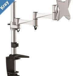 Astrotek Monitor Arm Desk Mount Height Adjustable Stand for Single LCD Display 23.8 24 27 8kg 30 Tilt 180 Swivel 360 Pivot VESA 75x75 100x100