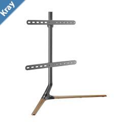 Brateck Modern Linear Tabletop TV Stand For 4970 TVs   Matte Black  WalnutLS