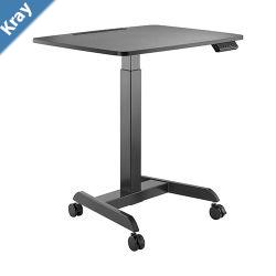 Brateck Electric Height Adjustable Workstation with casters  Black LS