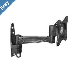 Brateck Single Monitor Wall Mount tilting  Swivel Wall Bracket Mount VESA 75mm100mm For most 1327 LED LCD flat panel TVs up to 15kg
