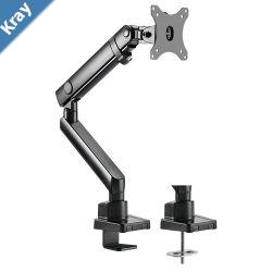 Brateck Single Monitor Aluminium Slim Mechanical Spring Monitor Arm Fit Most 1732 Monitor Up to 8kg per screen VESA 75x75100x100