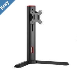 Brateck Single Screen Classic Pro Gaming Monitor Stand Fit Most 1732 Monitor Up to 8kgScreen Red Colour VESA 75x75100x100 LS