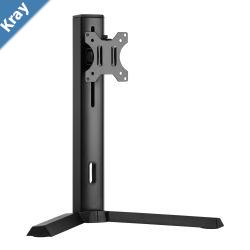 Brateck Single Free Standing Screen Classic Pro Gaming Monitor Stand Fit Most 1732 Monitor Up to 8kgScreenBlack Color VESA 75x75100x100