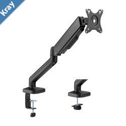 Brateck CostEffective SpringAssisted Monitor Arm Fit Most 1732 Monitor Up to 9KG VESA 75x75100x100Black