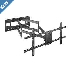 Brateck Extra Long Arm FullMotion TV Wall Mount For Most 4390 Flat Panel TVs Up to 80kg