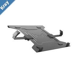 Brateck Steel Laptop Holder Fits1015.6 for most desk mounts with standard 75x75100x100 VESA plate