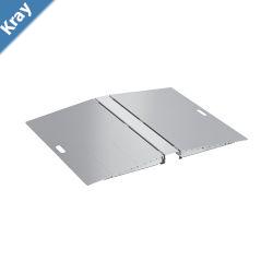 Brateck TwoSided Aluminum Wheelchair Threshold Ramp