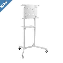 Brateck Rotating Mobile Stand for Interactive Display Fit 3770 Up to 70Kg  WhiteLS